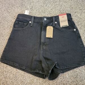 Brand new high waisted mom shorts levis